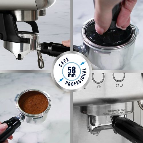 Cafetera para espresso Oster® Perfect Brew 15 bar molino integrado