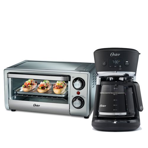Cafetera programable Oster® de 12 tazas con auto apagado BVSTDCP12B - Oster
