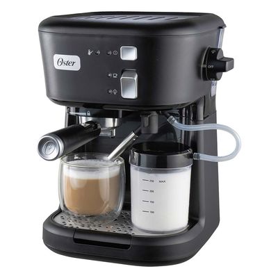Cafetera automática de espresso plateada Oster® PrimaLatte™ BVSTEM6603SS -  Oster