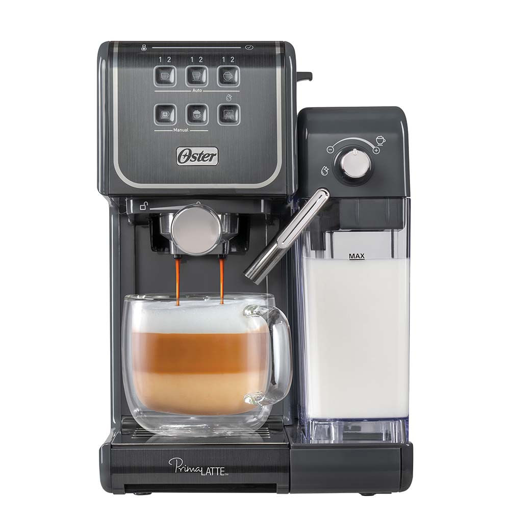 Cafetera automática de espresso roja Oster® PrimaLatte™ BVSTEM6603R -  Productos y accesorios originales Oster ®