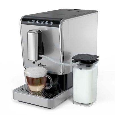  Cafetera espresso súper automática Delonghi con un molinillo  ajustable, espumador de leche, cafetera para preparar espresso, capuchino :  Hogar y Cocina