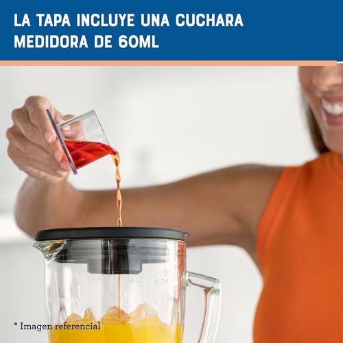 Licuadora Oster® con vaso de vidrio y 6 velocidades más pulso BLSTPEG-BPB -  Oster